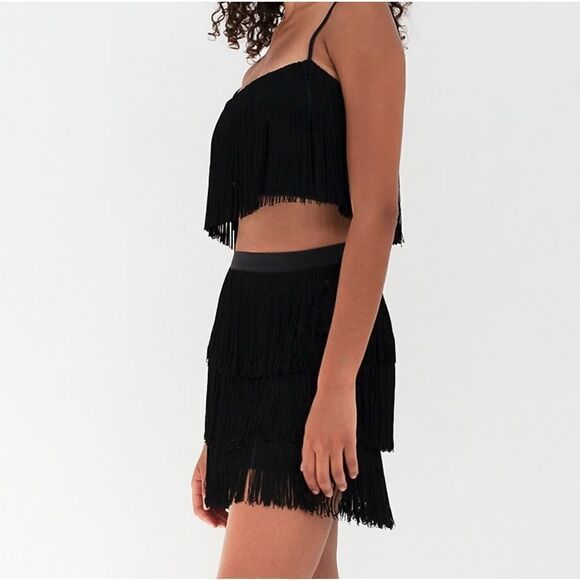 ARITZIA Ten by Babaton Mirage Skirt Black Size 0 - Picture 4 of 13